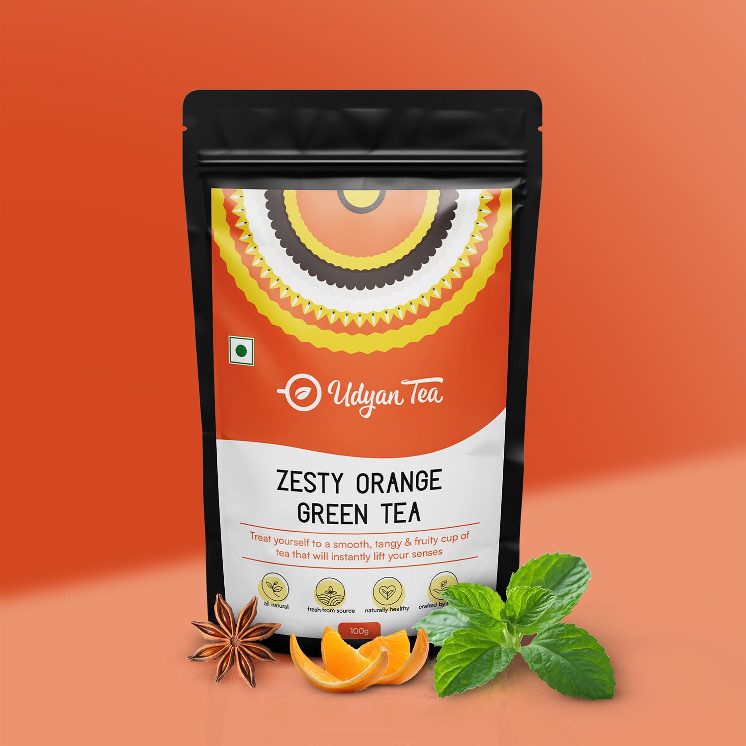 Zesty Orange Green Tea Online - Udyan Tea – UDYAN TEA