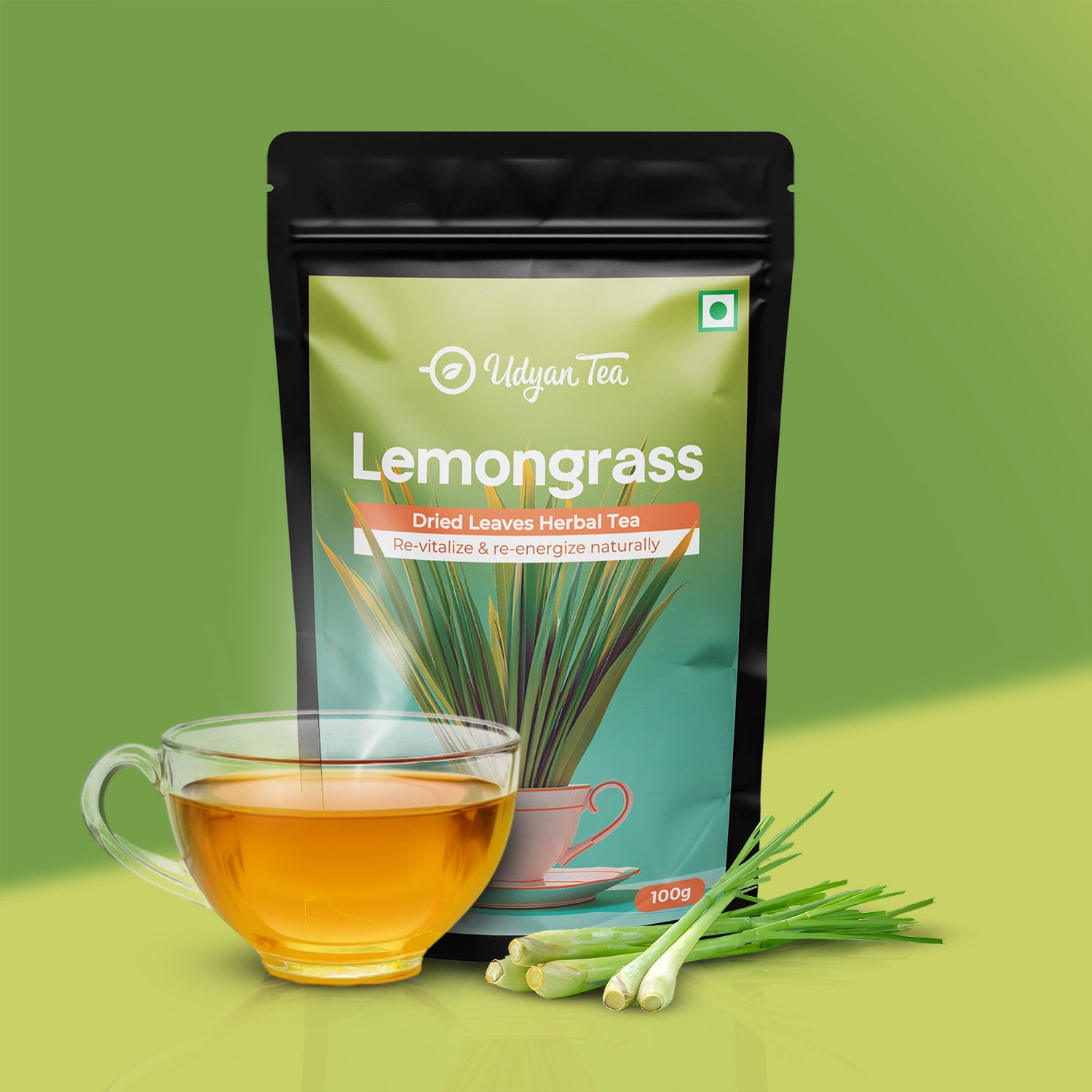 Udyan Tea - Lemongrass Tranquility Green Tea - 50 gm