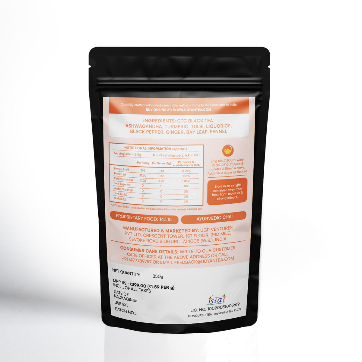 Ayurvedic CTC Chai