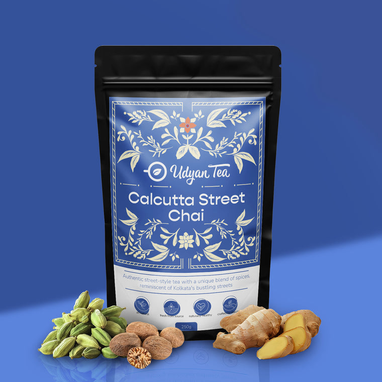 Calcutta Street CTC Chai pouch with ginger, cardamom and nutmeg