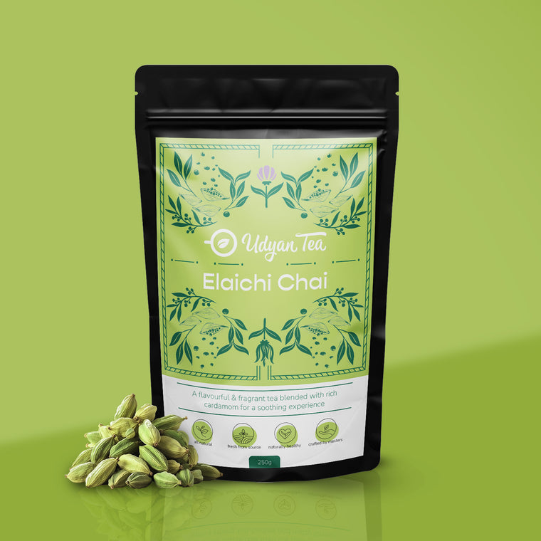 Elaichi CTC Chai pouch with green cardamom