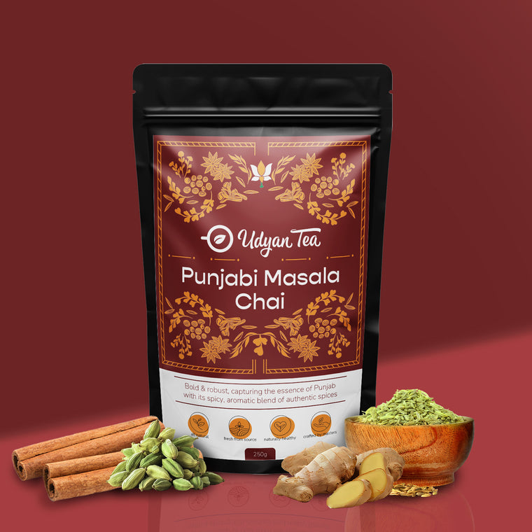 Punjabi Masala CTC Chai pouch with spices