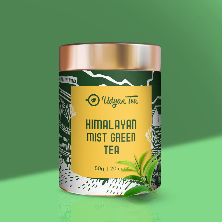 Himalayan Mist Green Tea tin