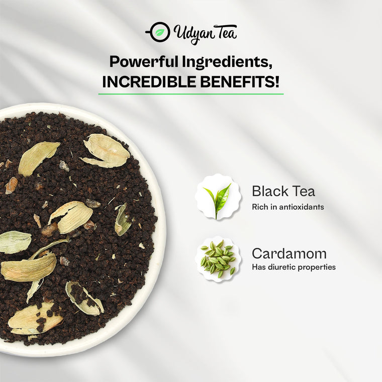 Elaichi CTC Chai blend with black tea and cardamom