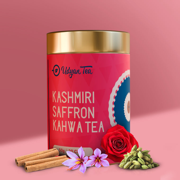 Kashmiri Saffron Kahwa Tea 50g tin