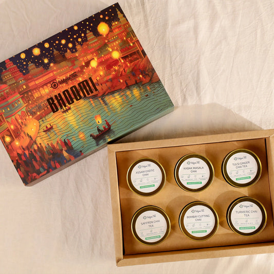 Bhoomi Tea Gift Box, styled photo (1)