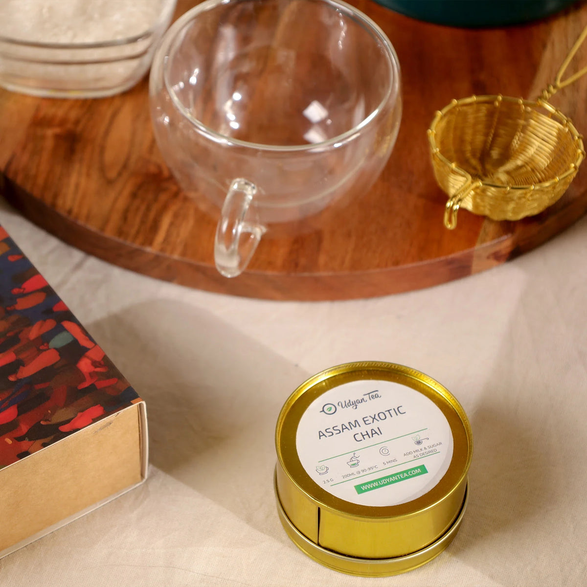 Bhoomi Tea Gift Box, styled photo (2)