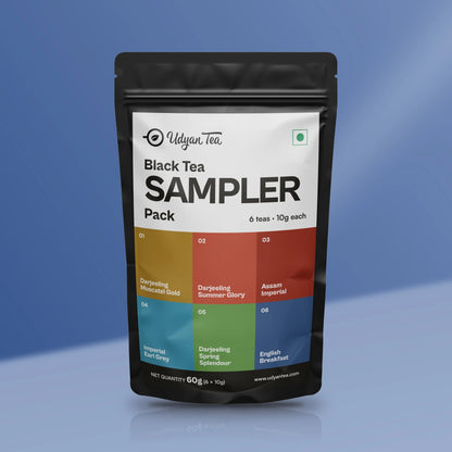 Black Tea Sampler Pack, front of the pack