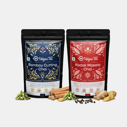 Chai Lovers' Delight Combo Pack: the packs you get, front view