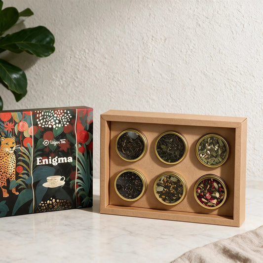 Enigma Tea Gift Box, styled photo (1)