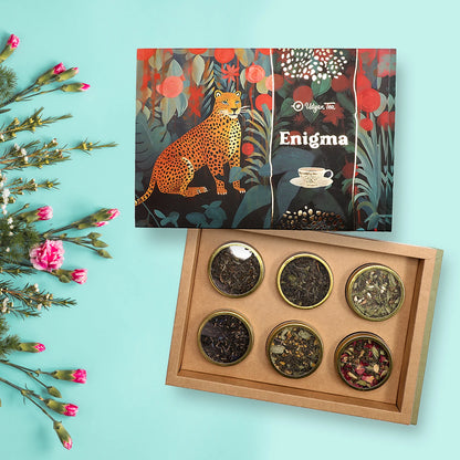 Enigma Tea Gift Box, styled photo (2)