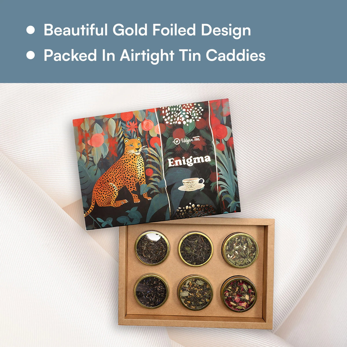 Enigma Tea Gift Box, product information card (5)