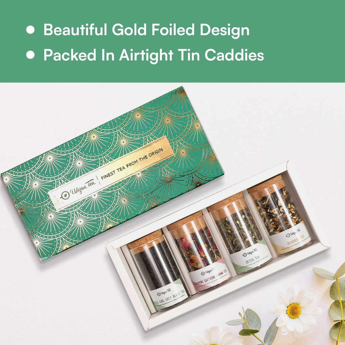 Festive Tea Gift Box, product information card (4)