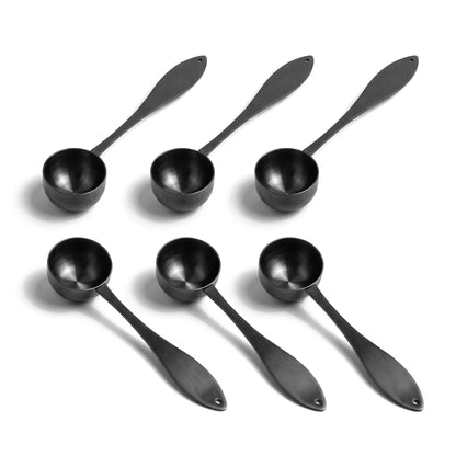 Ideal tea spoon, set of 6, on a white background