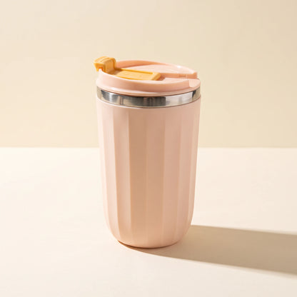Opal travel tumbler, Blush Pink, front view