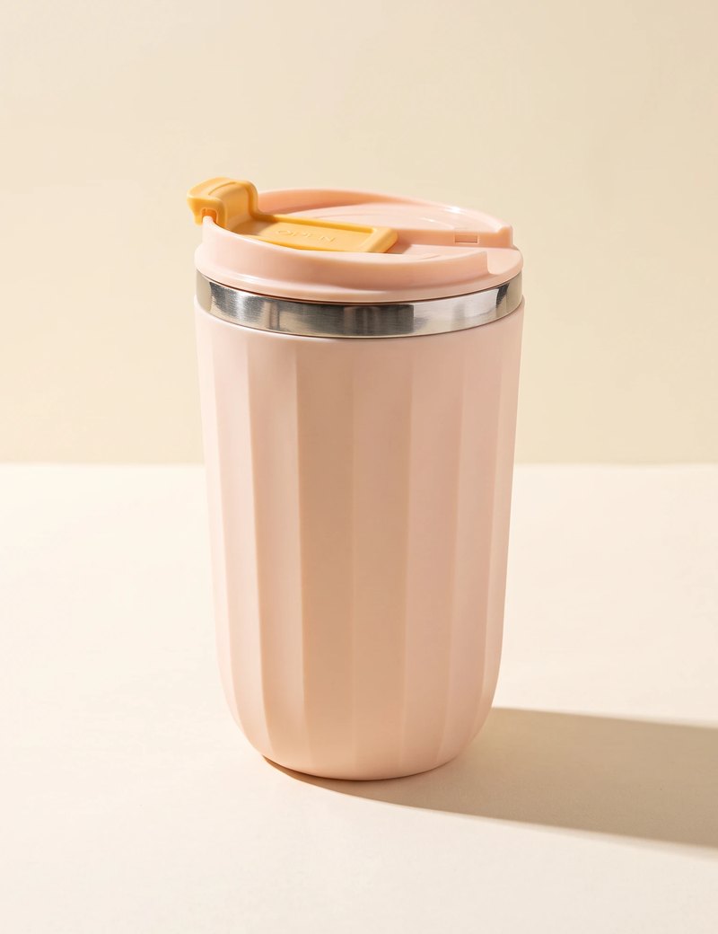 Opal travel tumbler, Blush Pink, front view