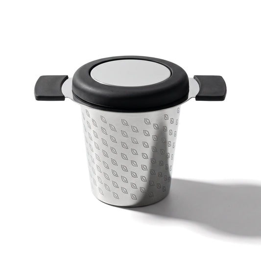 Perfect tea infuser, on a white background