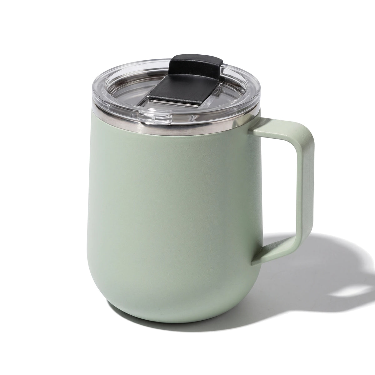 Pulse travel mug, Mint Green, on a white background