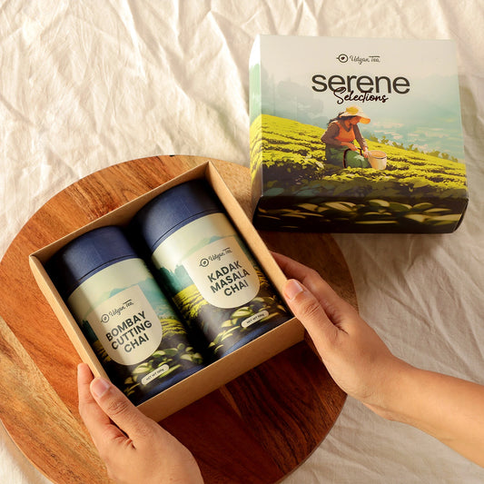 Serene Selections Tea Gift Box, styled photo (1)