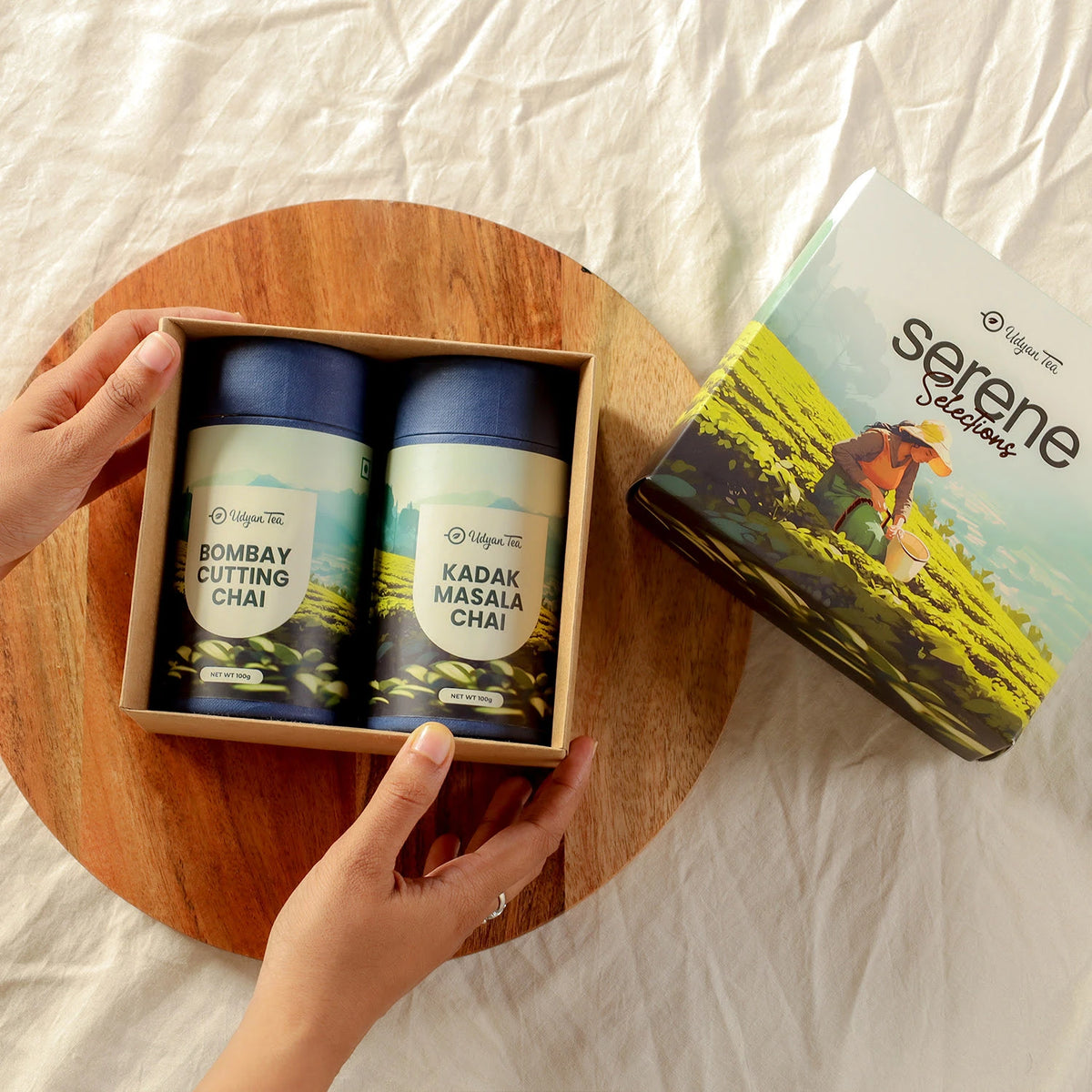 Serene Selections Tea Gift Box, styled photo (5)
