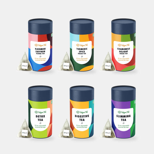 Tea Discovery Pack: the packs you get, front view