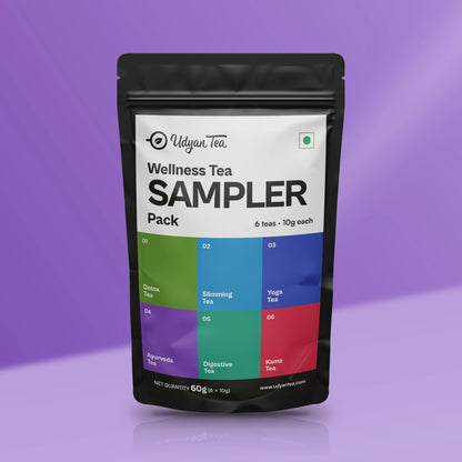 Wellness Tea Sampler Pack, front of the pack