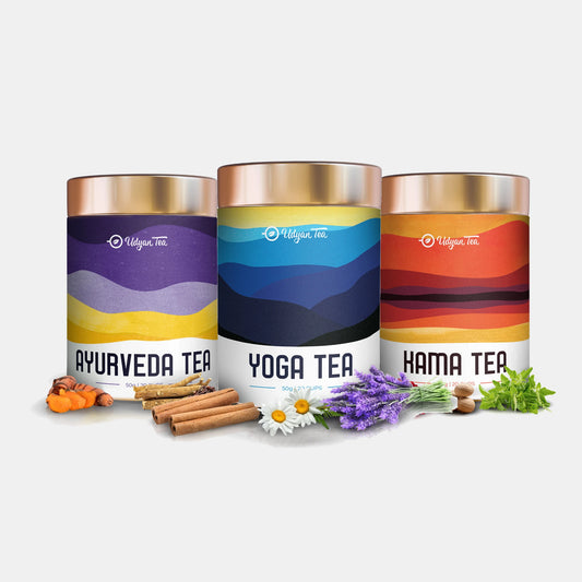 Wholistic Wellness Tea Pack: the packs you get, front view