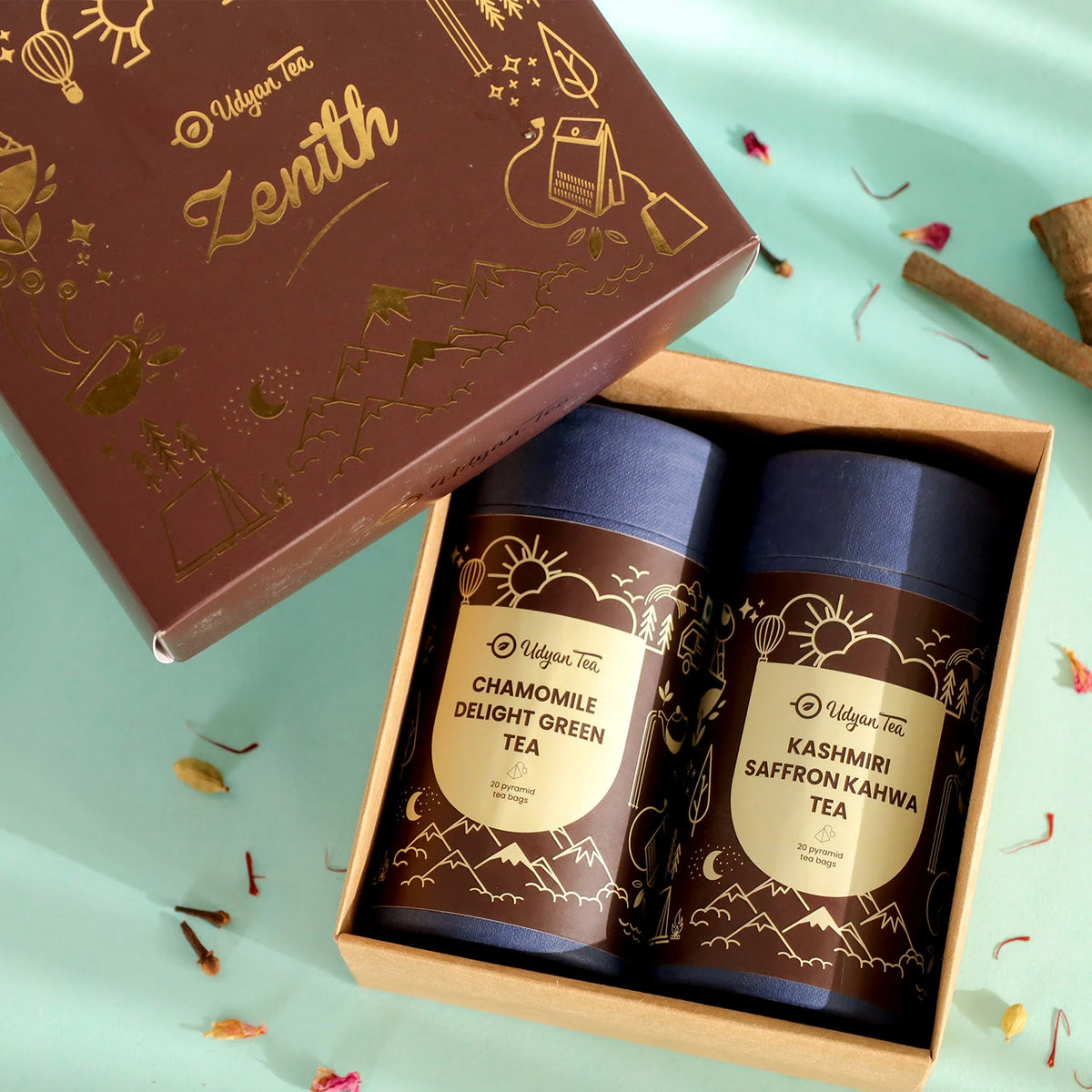 Zenith Tea Gift Box, styled photo (1)