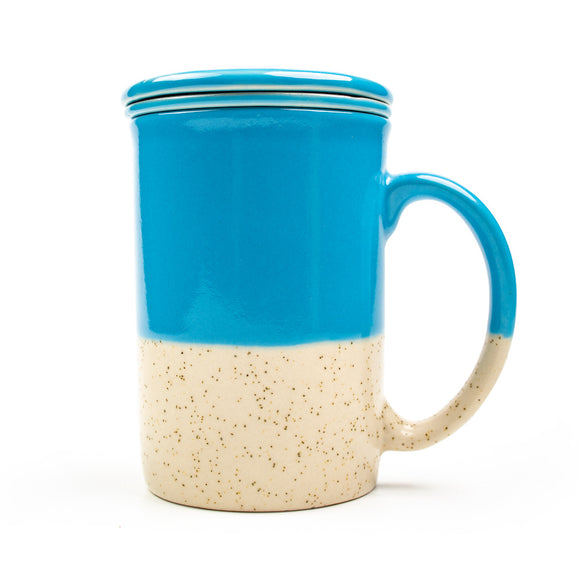Terra Tea Infuser Mug (Aqua Blue)